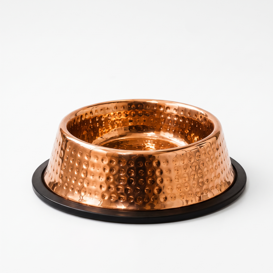 ANIMAL WELLBEING — HANDCRAFTED PURE COPPER PET BOWL